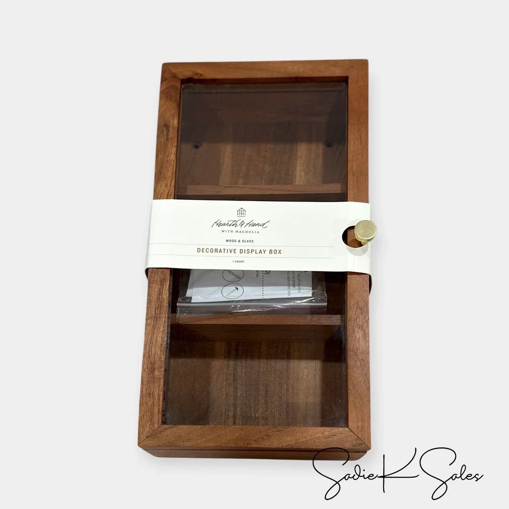 Wall Mounted Wood Display Shadow Box - Hearth & Hand Magnolia, Target 2026‎